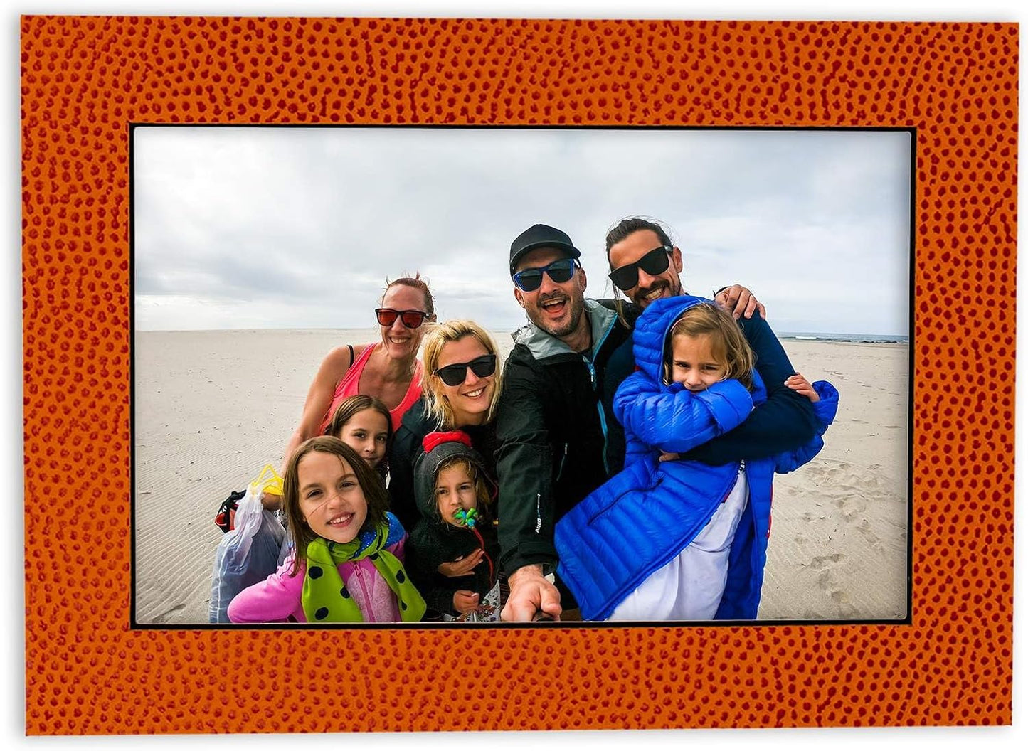 11x14 Mat Bevel Cut for 8.5x11 Photos - Acid Free Basketball Texture Precut Matboard With Backing Board and Crystal Clear, Self Seal Photo Mat Bag - For Pictures, Photos, Framing - 4-ply Thickness