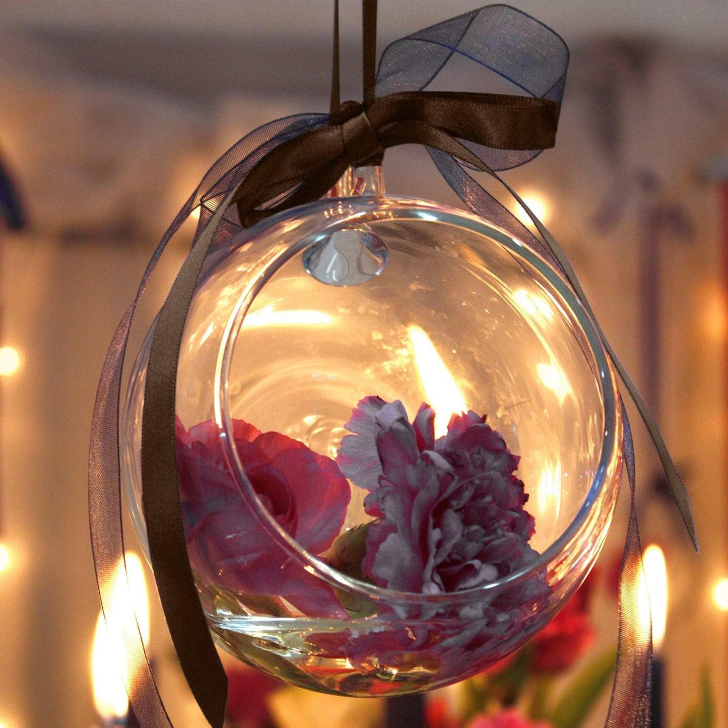 Humphrey's Craft 1/4 Inch Brown Double Faced Satin Ribbon - 50 Yards Variety of Color for Crafts Gift Wrapping DIY Bows Bouquet Decoration Sewing Christmas Tree Wedding and Invitation Card.