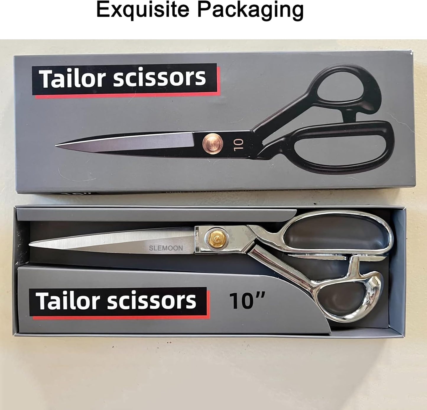 10" Sewing Scissors,Heavy Duty Tailor Scissors Shears for Fabric,Leather,Raw Materials,Dressingmaking,Altering-Professional Upholstery Shears for Dressmakers Students Office Crafting