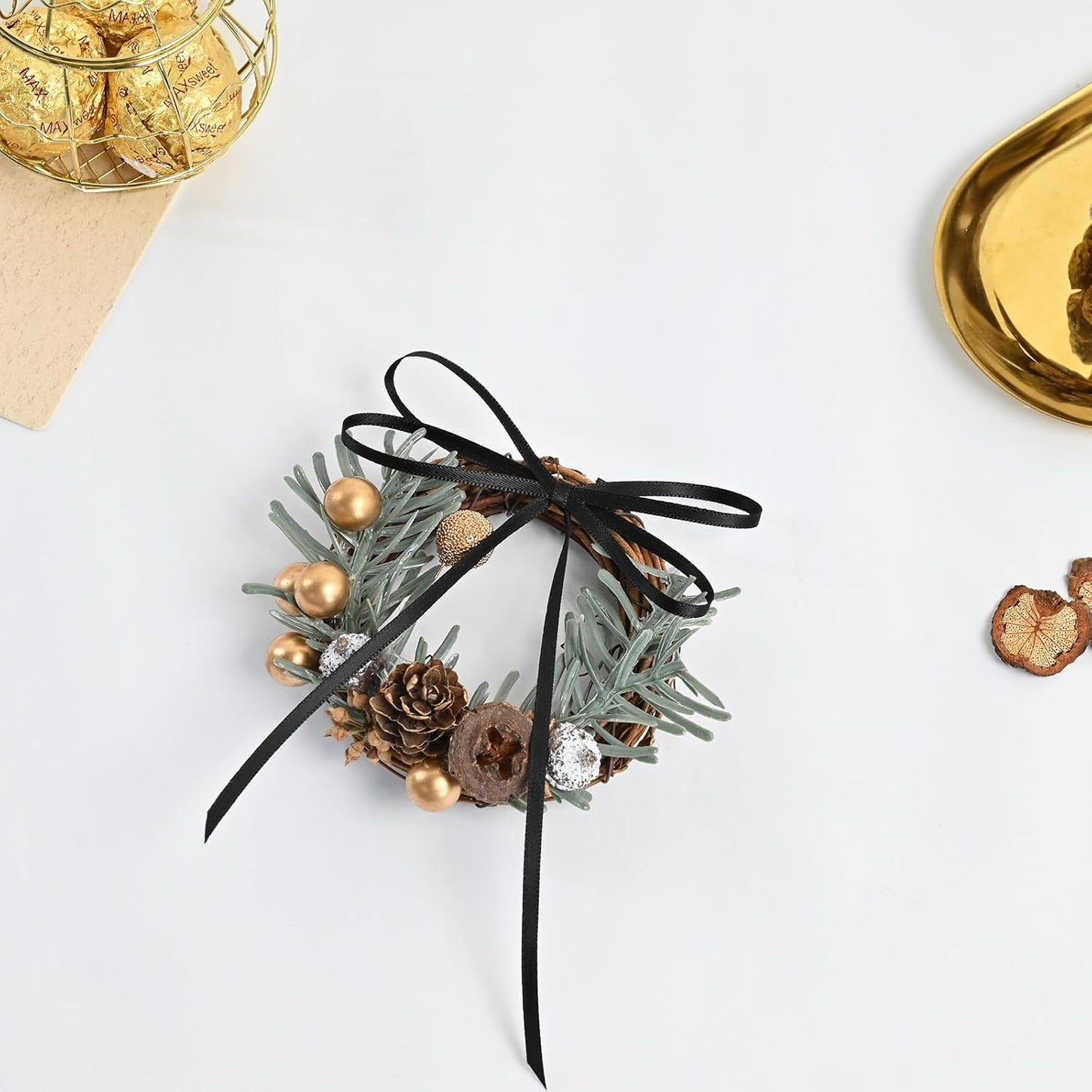 1/8" X 100 Yards Black Satin Thin Ribbon Solid Color Double Faced Ribbons Perfect for Crafts Wedding Decor Bow Making Arts Sewing and More