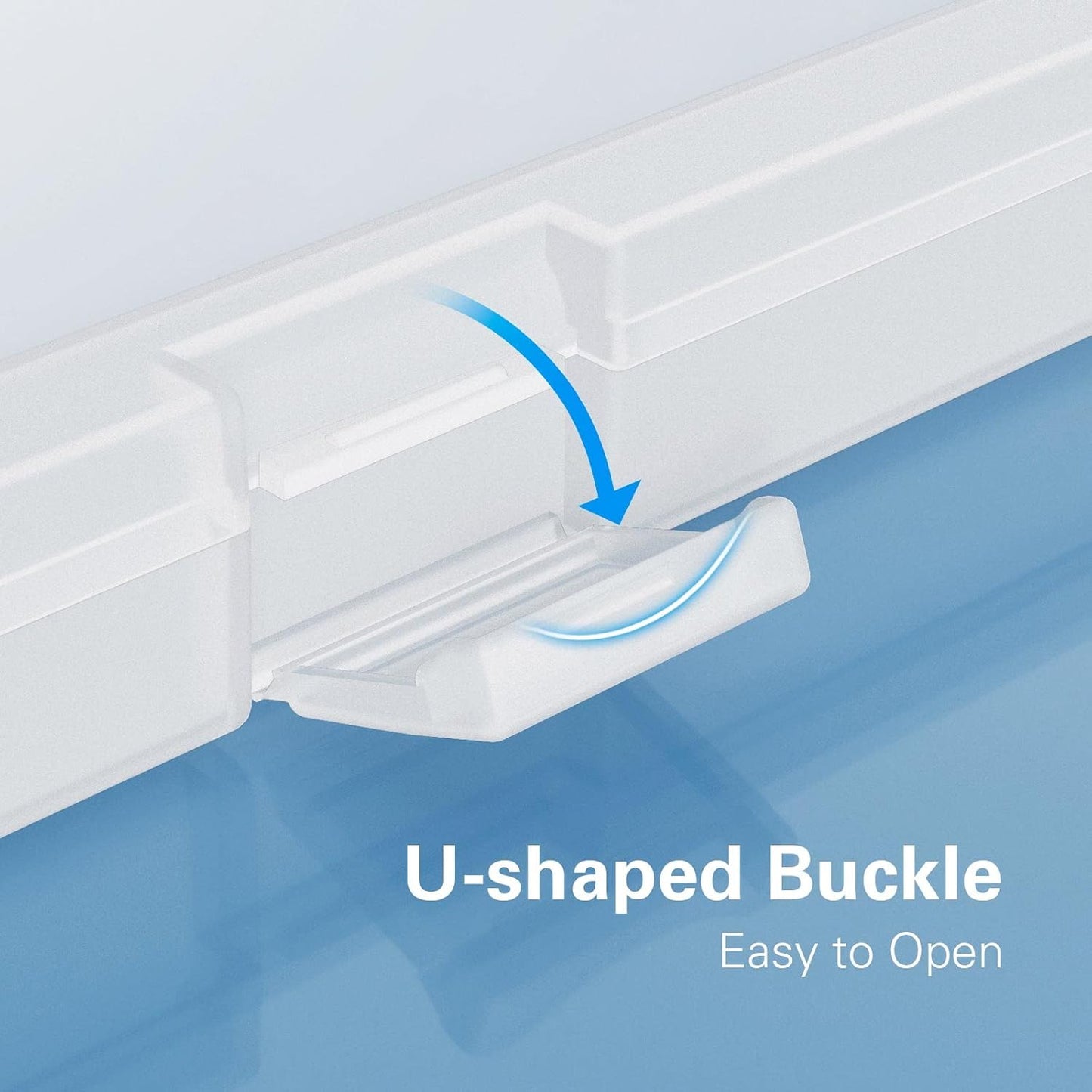 iBune 6 Pack 12x12 Paper Organizer, Scrapbook Paper Storage, Plastic Craft Organizers Storage, Art Supply Photo Sticker Storage Case, Inner Size 12.2 x 12.2 x 0.85 in