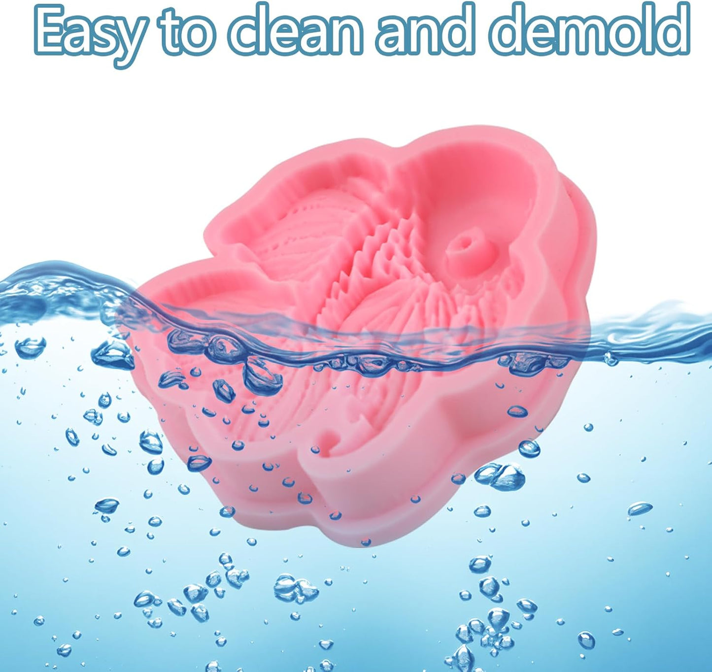 1 Pcs Vivid Ocean Theme Fish Fondant Mold, Cute Fish Candy Silicone Mold for Cake Decoration, Cupcake Toppers, Chocolate Candy Craft Dough, Chewing Gum, Resin Clay, Bath Bomb