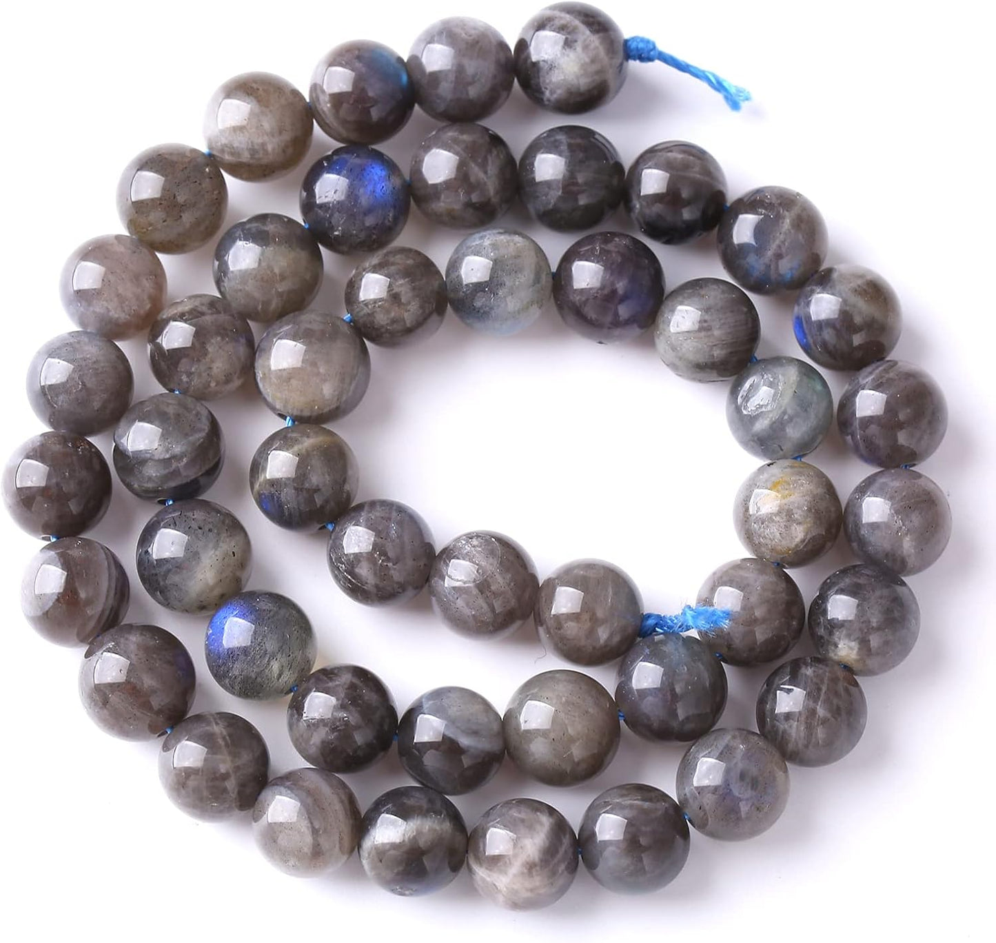 10MM 36PCS AAA Natural Labradorite Gemstone Beads for Jewelry Making Crystal Energy Stone Healing Power DIY Bracelet Necklace 15"