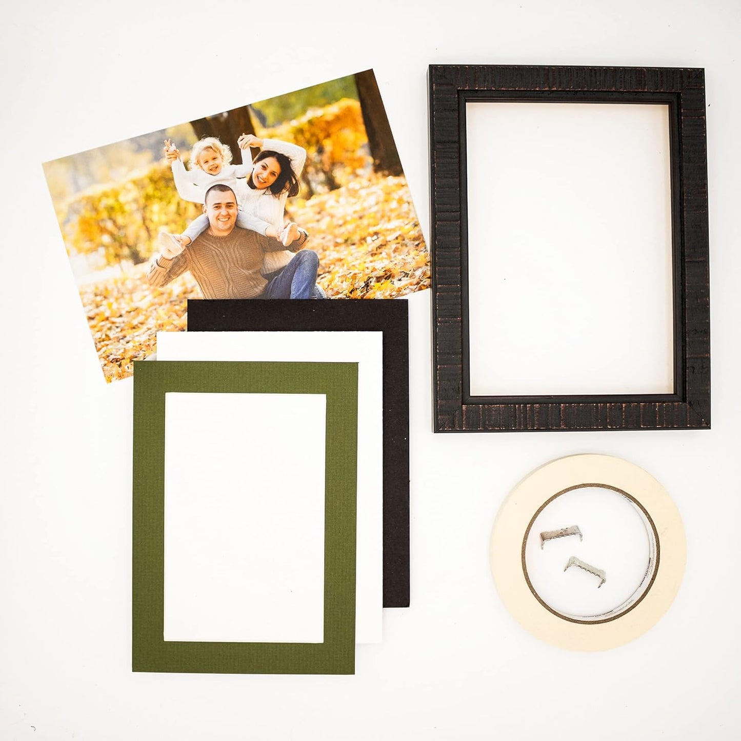 11x14 Mat for 8.5x11 Photo - Precut Dill Green Picture Matboard for Frames Measuring 11 x 14 Inches - Bevel Cut Matte to Display Art Measuring 8.5 x 11 Inches - Acid Free Pack of TEN MATS