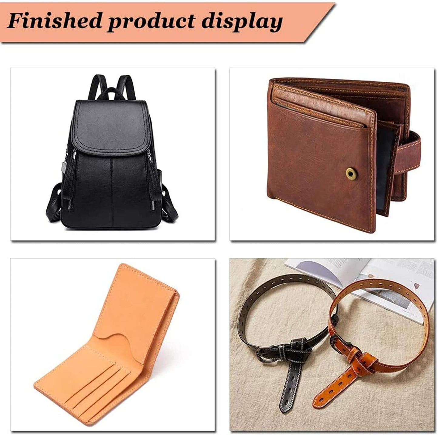 48 Colors Waxed Thread, Leather Sewing, Hand Stitching Thread for Hand Sewing Leather and Bookbinding, 13Yards Per Color