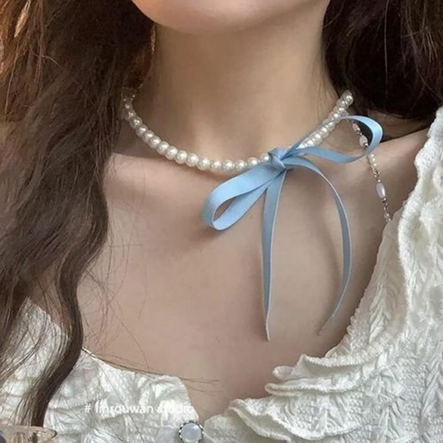 1/4" X 100 Yards Dusty Blue Satin Thin Ribbon Solid Color Double Faced Ribbons Perfect for Crafts Wedding Decor Bow Making Arts Sewing and More