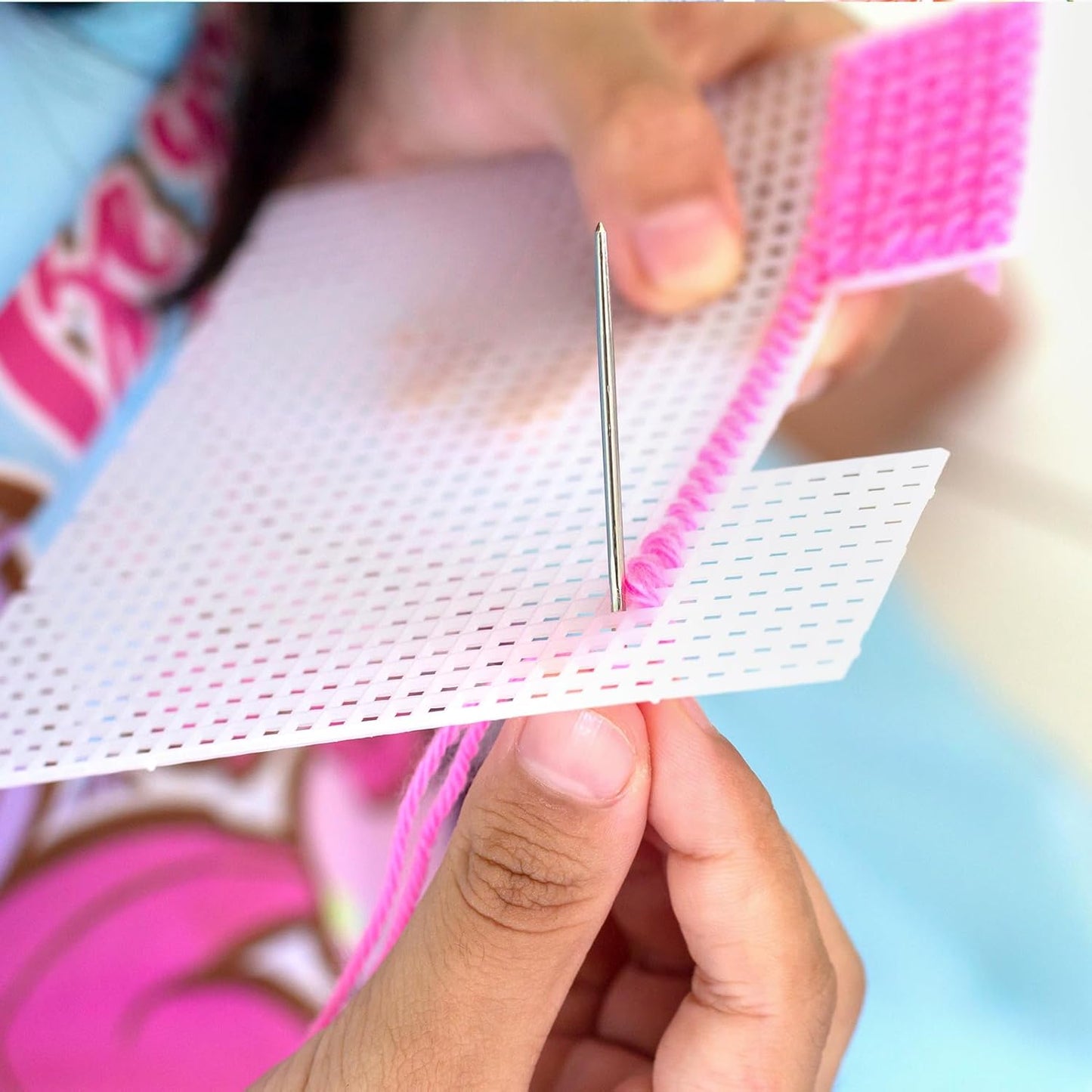 Caydo 8 Pieces 7 Count Plastic Canvas Sheets, Plastic Mesh Sheet for Cross Stitch, Making Aquarium Dividers, Knit Crochet Projects, 10.5 x 13.5 Inch