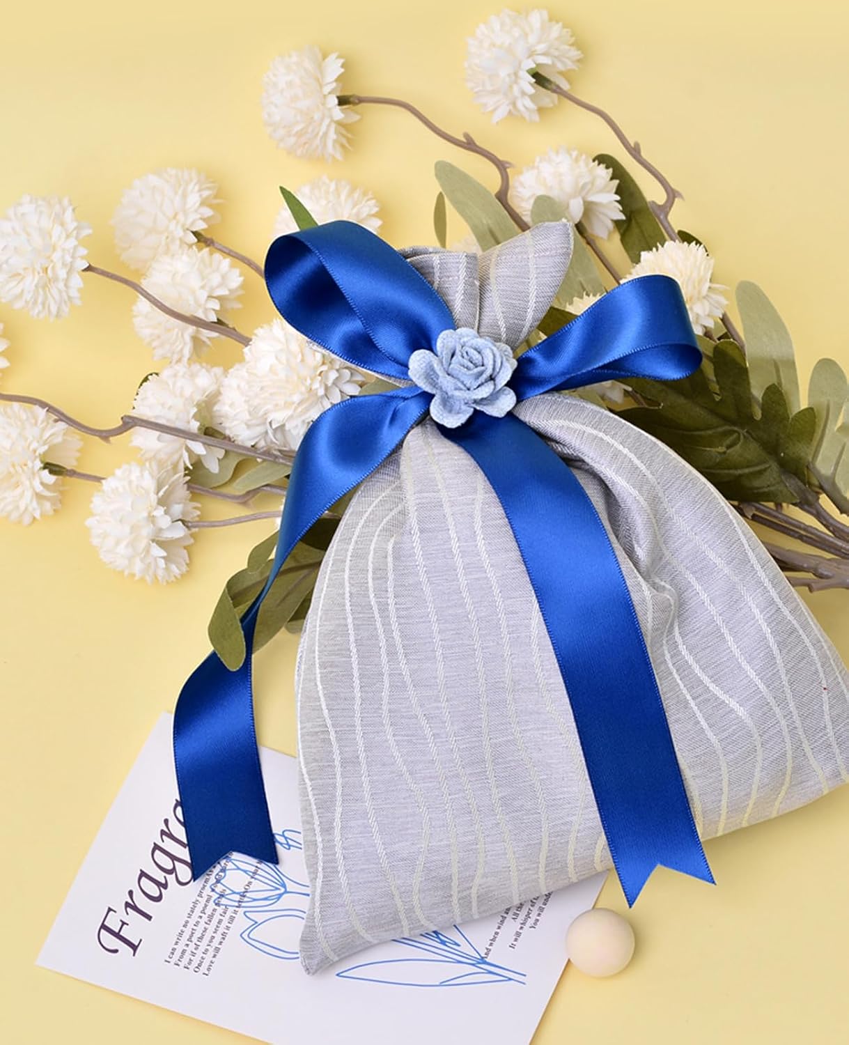 1" x 100 Yards Royal Blue Polyester Satin Ribbon Single Faced Bulk Fabric Ribbons for Gift Wrapping, Crafting, Bows Making, Flower Bouquet, Wedding, Home Decor