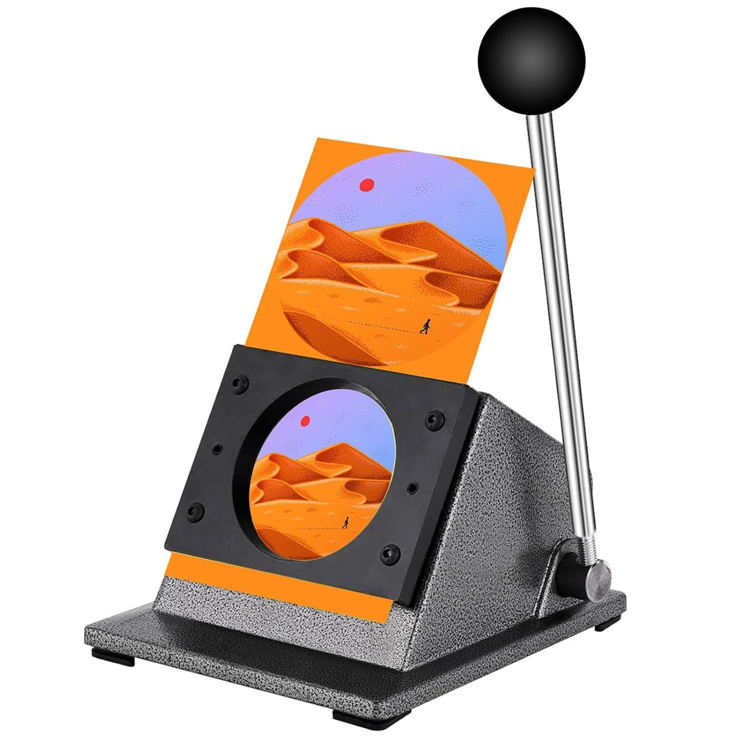 1.46"/37mm Button Paper Cutter 1.89"/48mm Circle Cutter Paper Puncher Precise Graphic Punch Die Cutter Cuts for Making 1.46-inch/37mm Buttons