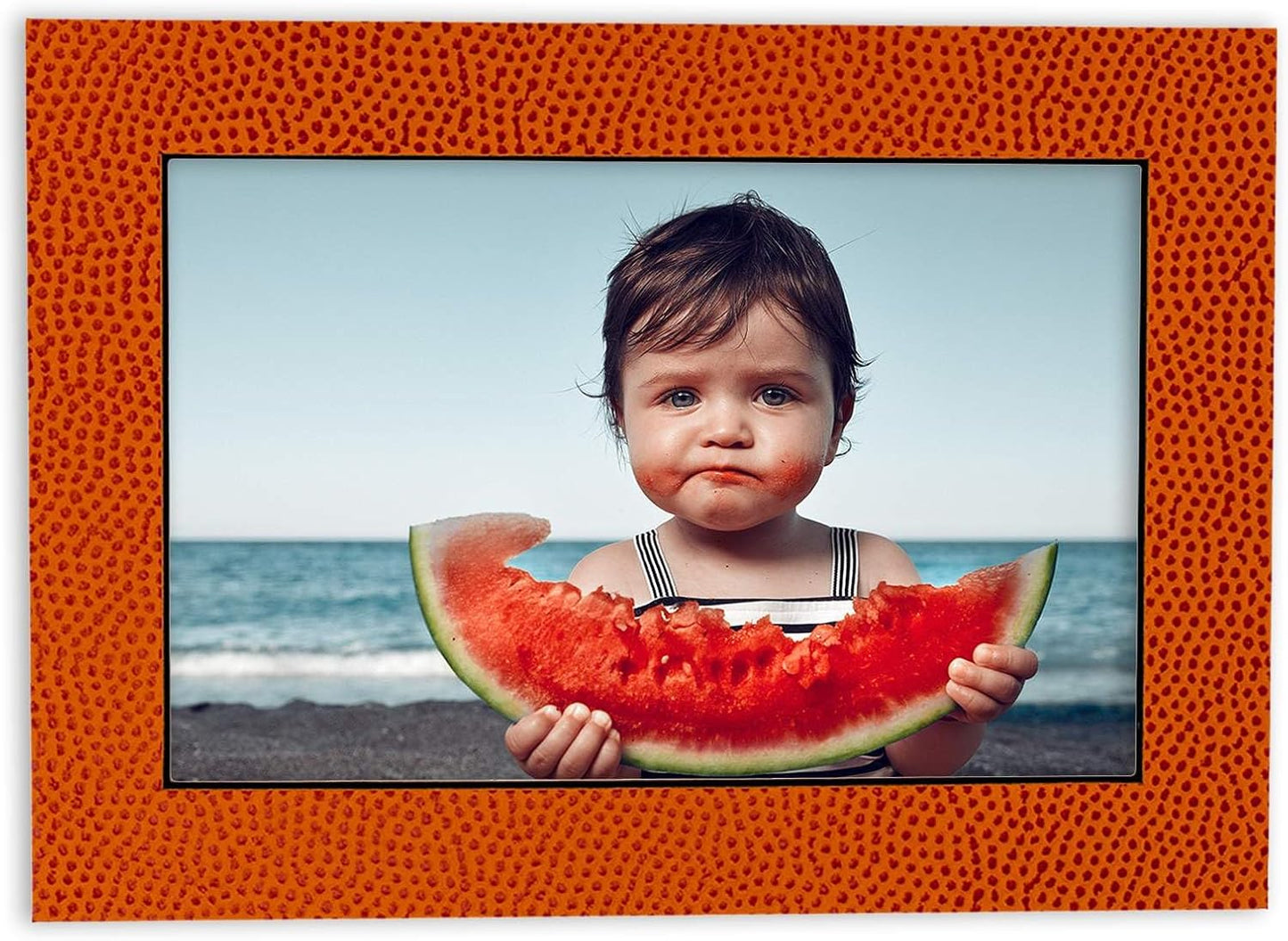 11x14 Mat Bevel Cut for 8.5x11 Photos - Acid Free Basketball Texture Precut Matboard With Backing Board and Crystal Clear, Self Seal Photo Mat Bag - For Pictures, Photos, Framing - 4-ply Thickness