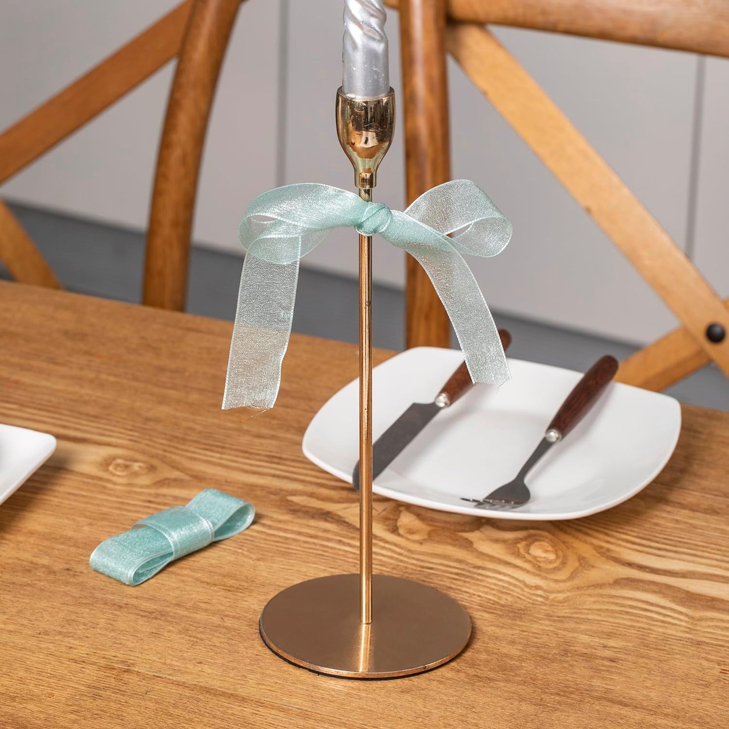 1 Inch Wide Sheer Chiffon Ribbon - Pearl Silk Woven Ribbon Suitable for Gift Wrapping, Wedding Decor, Home Decor, Girl Hair Accessories Handmade DIY (25 Yards/roll) (Light Dark Green)