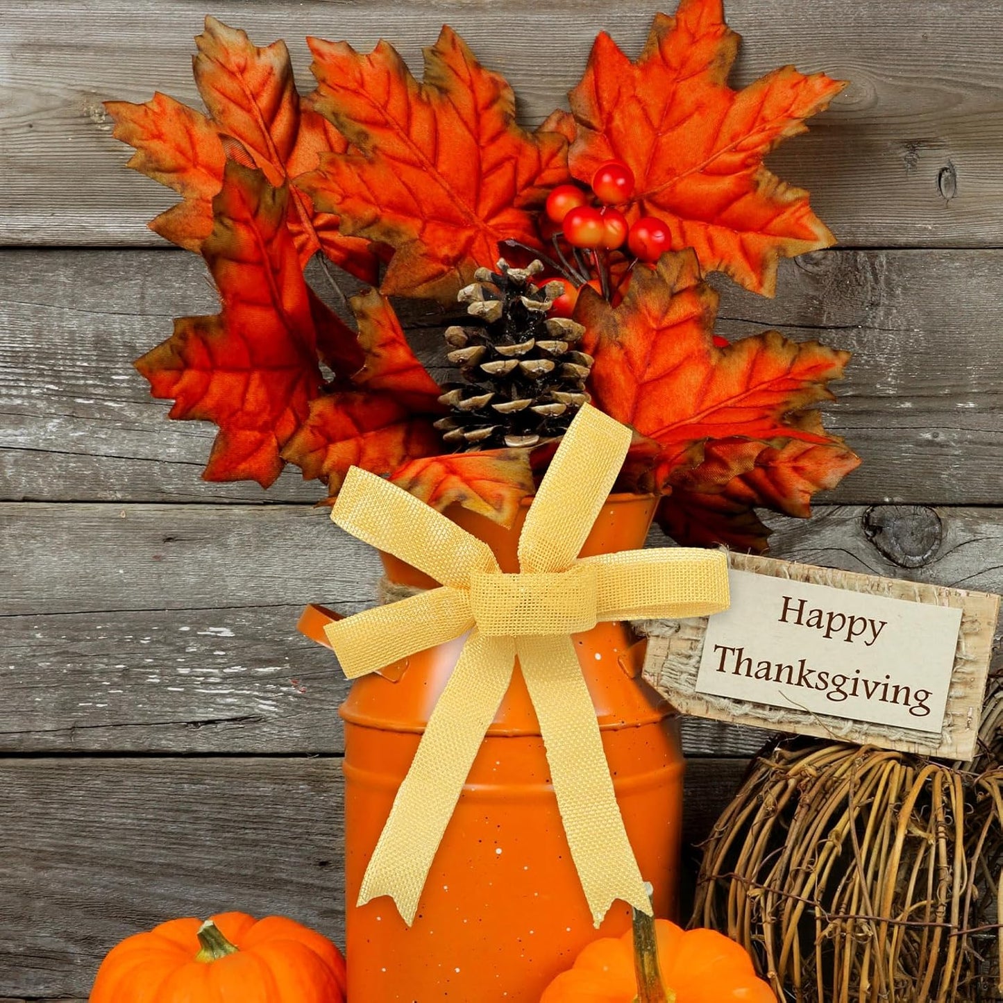 10 Rolls 50 Yard Fall Plaid Burlap Ribbon Rolls 1 Inch Autumn Gift Wrapping Ribbon Decorative for DIY Crafts Wreath Bow Making Supplies Home Decor