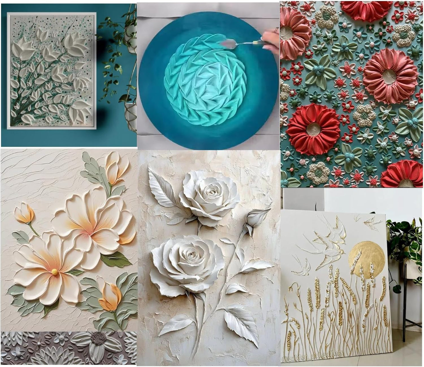 10.58 OZ Acrylic Modeling Paste, Modeling Paste for Textured Art,Transparent Gel for 3D Art, Modeling Clay for DIY Crafts, Enhances Sculptures Material, Craft Enthusiast Sculpture Modeling Compounds