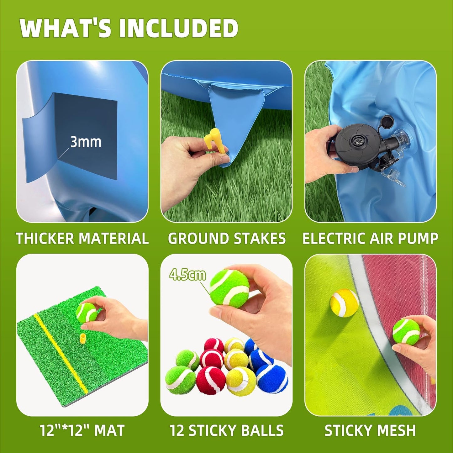 Inflatable Golf Game Set, Outdoor & Beach Golf, Party Darts and Indoor Darts for Backyard, Camping & Outdoor Parties – Ultimate Sports & Recreation Gear for Family