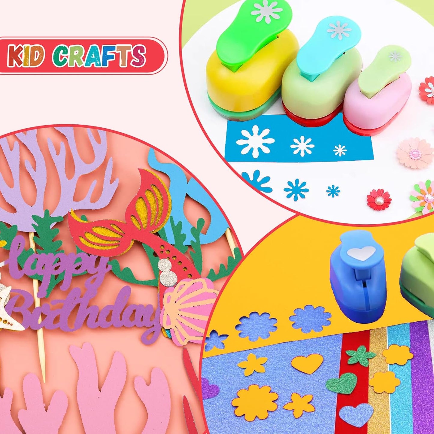 10 Pack Foam Sheets Craft 8 x 12 inch, Eva Color Foam Paper for Art Crafts Projects, Classrooms Scrapbook Gift DIY Cutters Card Party Decoration (Red)