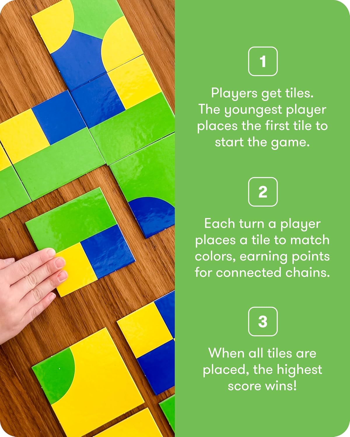 SimplyFun Trifusion – Visual Mapping Strategy Board Game for Kids, 2-4 Players, Ages 8 and Up – Spatial Reasoning, Pattern Recognition & Planning – 30 Min Playtime – STEM Board Game