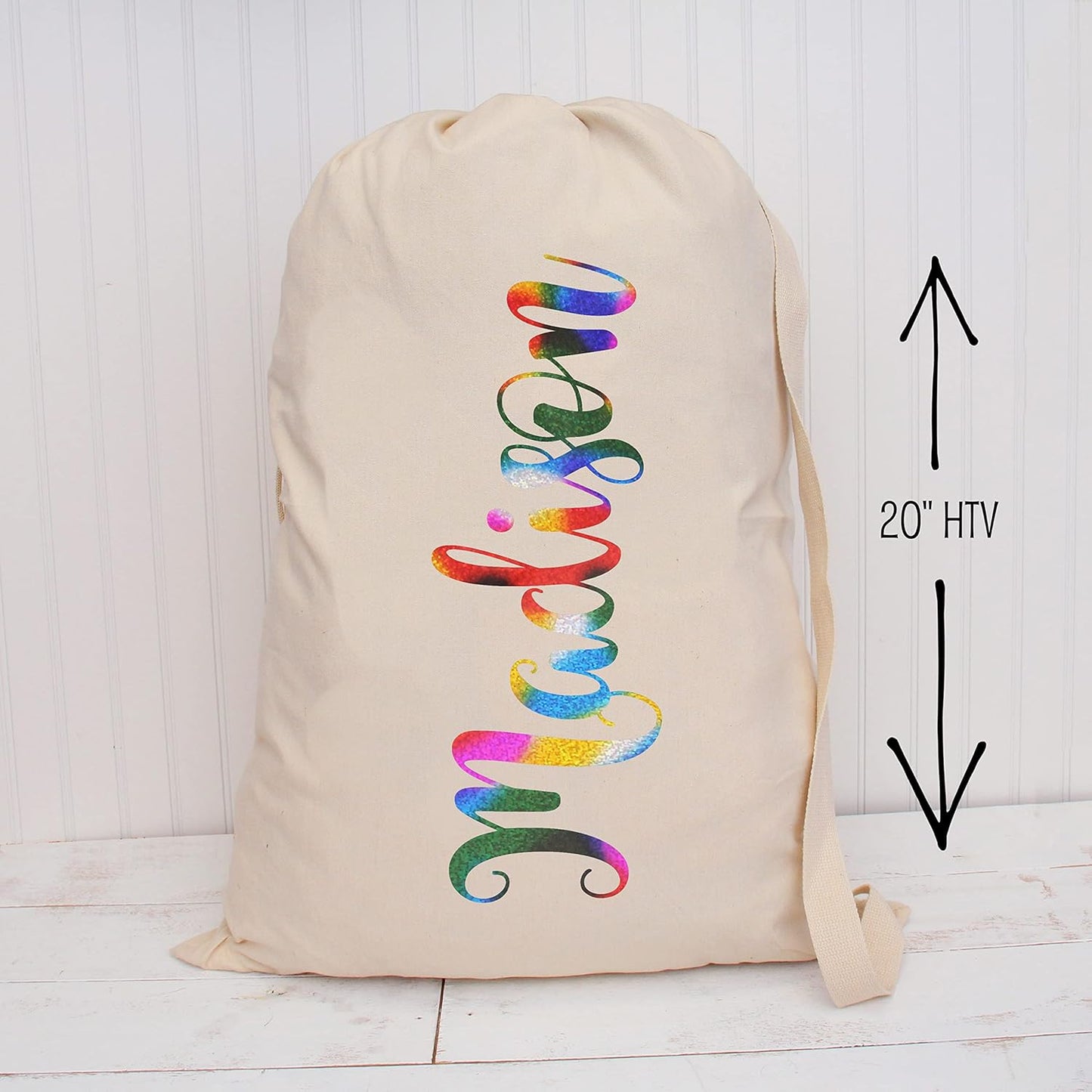 10 Yard x 20" Wide Threadart Galaxy Rainbow Heat Transfer Vinyl Film | Compatible with Venture Explore and Maker, Silhouette Cameo, & Large Format Cutters