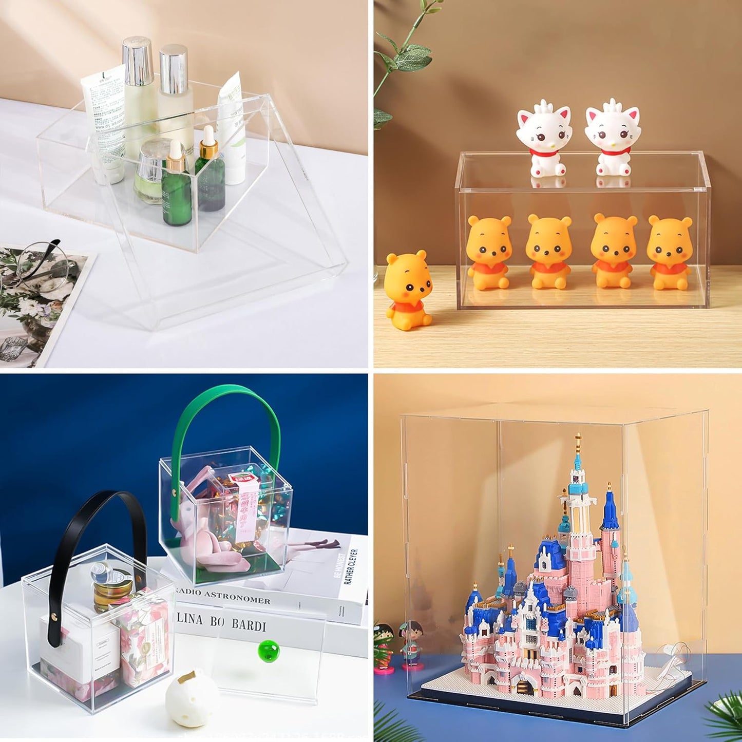 10 Pack 3.93x5.9 Clear Acrylic Sheet 2mm Thick, Clear Plexiglass Sheet 10x15cm, Plastic Plexiglass Board Acrylic Board for Wall Crafts Glass Picture Frame DIY Projects Signs and Painting