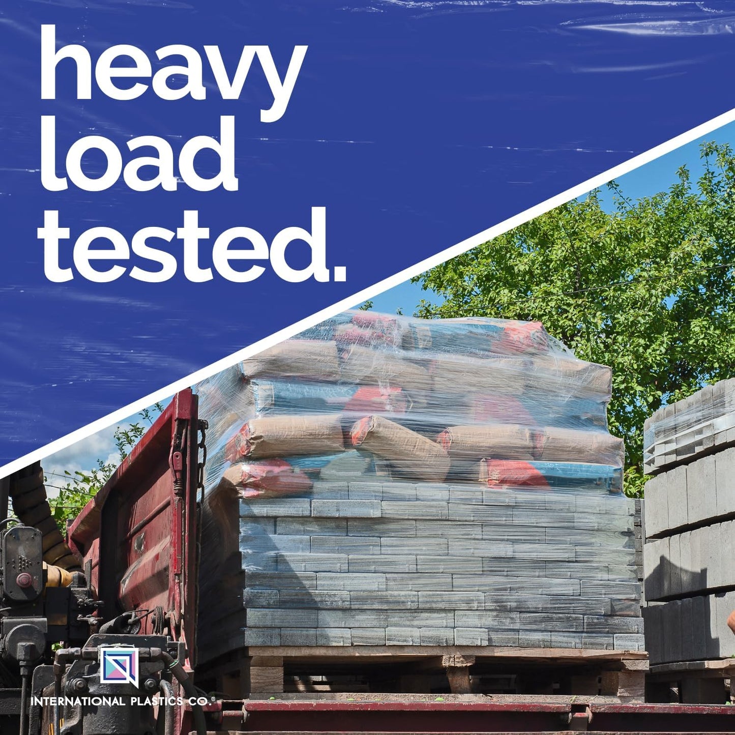 International Plastics Co. Black 18" Stretch Film/Wrap 1500 feet 7 Layers 80 Gauge Industrial Strength 800% Stretch 20 Microns Durable Adhering Packing Moving Heavy Duty Shrink Film (1 Pack, Black)