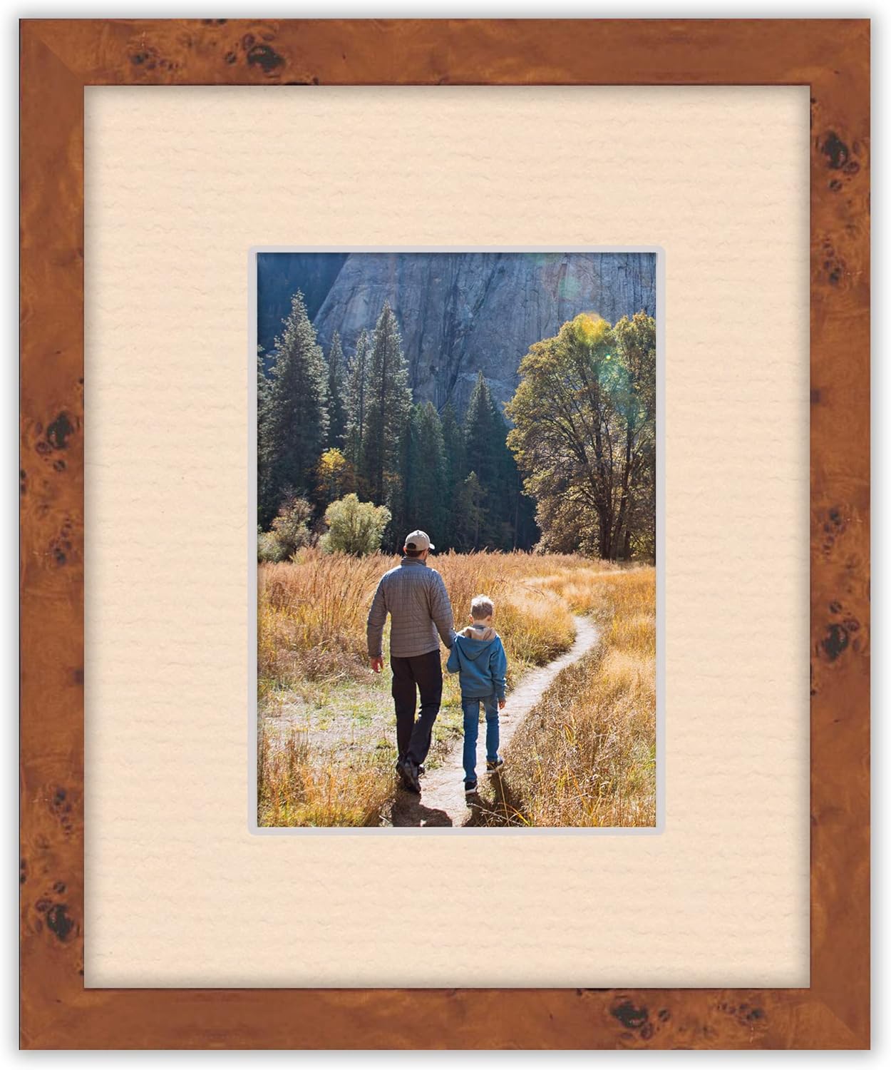 11x14 Mat Bevel Cut for 8.5x11 Photos - Acid Free Beige Precut Matboard With Backing Board and Crystal Clear, Self Seal Photo Mat Bag - For Pictures, Photos, Framing - 4-ply Thickness