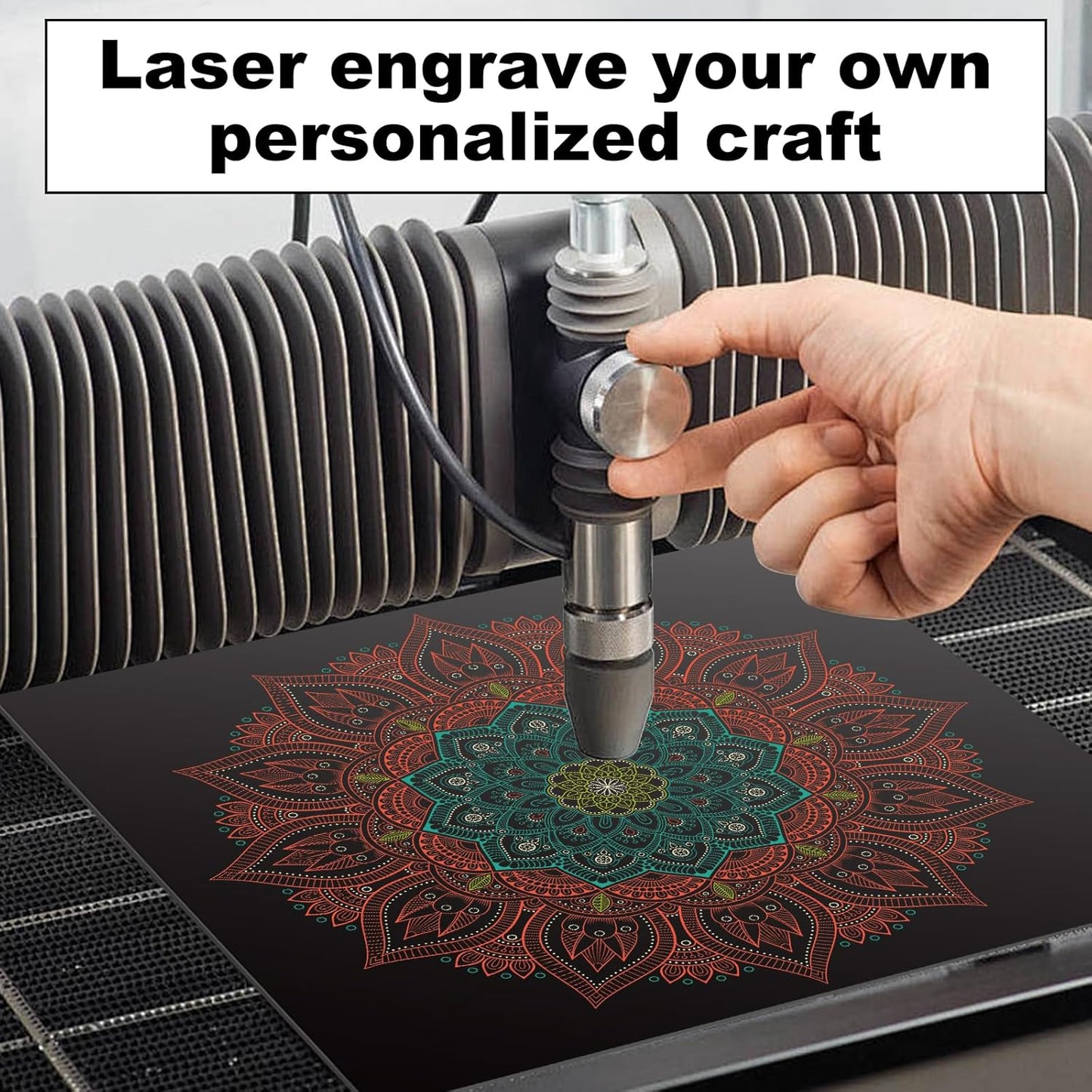 3PCS 12 x 12 x 1/16(0.06”) Inch Anodized Aluminum Sheet, 5052 Black Aluminum Engraving Blanks, 1.5MM Thin Metal Plates for Laser Engraving, Crafting, DIY, House Decoration