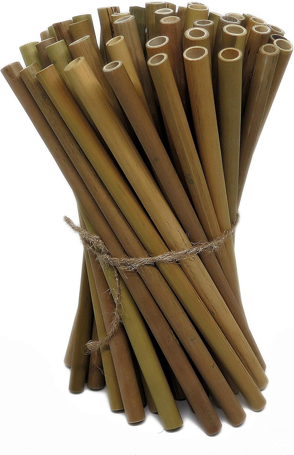 IA Crafts Bamboo Craft Sticks, 60 Natural Bamboo Sticks, 7.87' Long and 0.32"-0.40" in Diameter