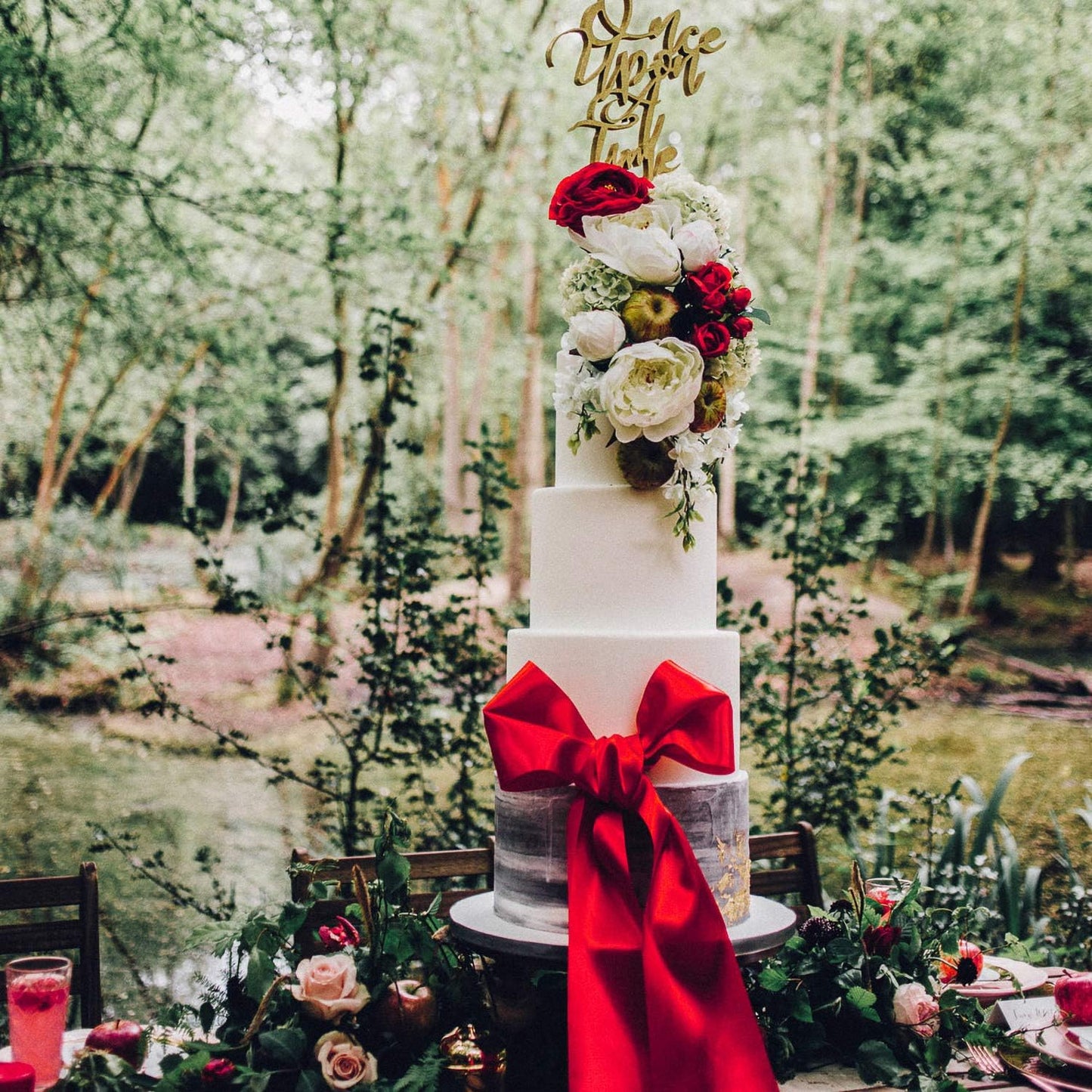 Humphrey's Craft 4 Inch Scarlet Red Double Faced Satin Ribbon - 5 Yards Variety of Color for Crafts Grand Opening Cutting Ceremony Decoration Sewing Chair Sash Wedding and Dining Tables.