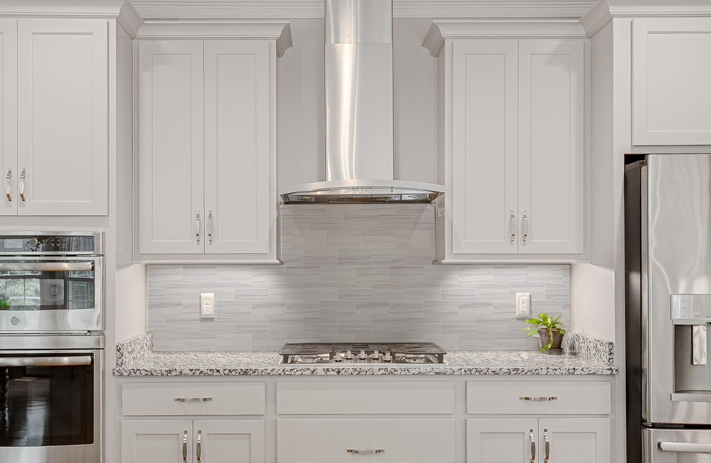 100 Pieces Peel and Stick Backsplash for Kitchen, 3" x 6" PVC Subway Tile 2025 Upgraded Dolomite Star Gray Backsplash Stick on Tile Elevate Kitchen Fireplace RV