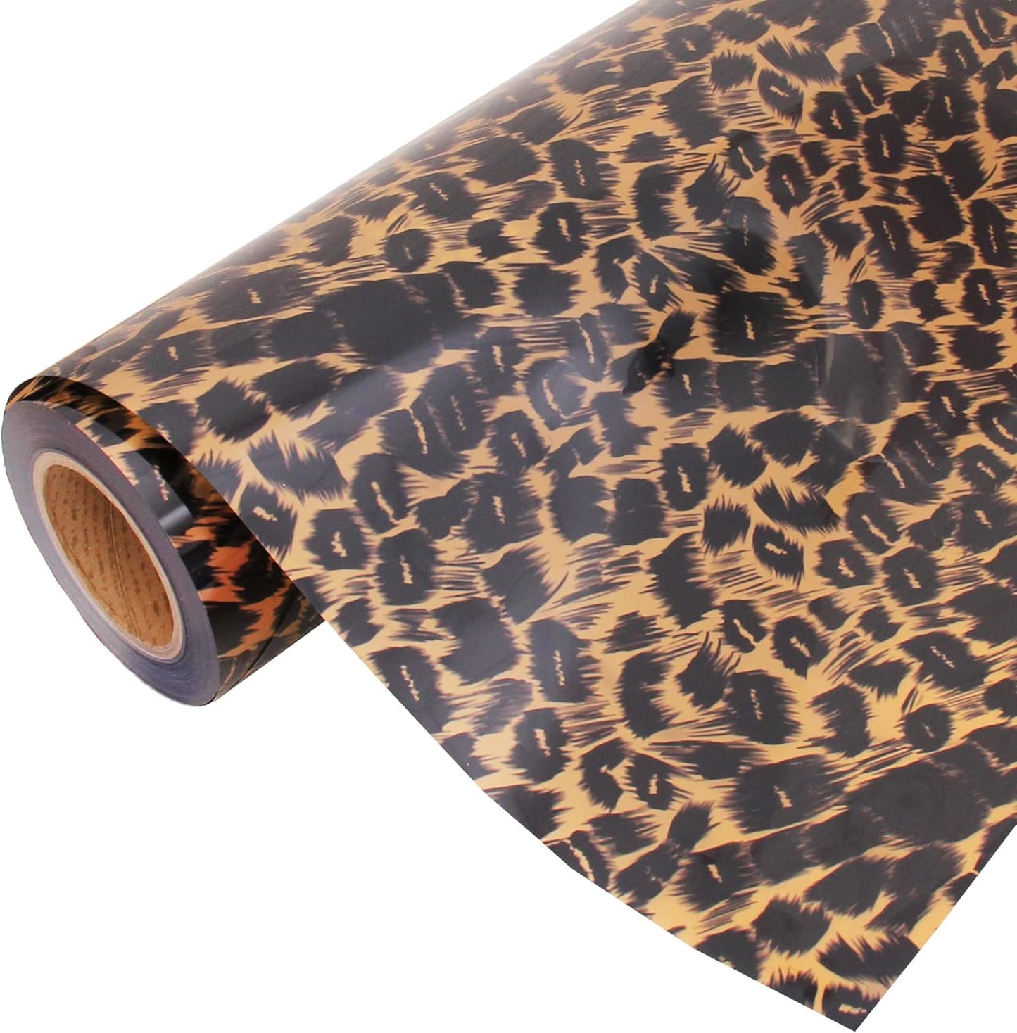 10 Yard x 20" Wide Roll Threadart Metallic Foil Leopard Heat Transfer Vinyl Film | Compatible with Venture Explore and Maker, Silhouette Cameo, & Large Format Cutters