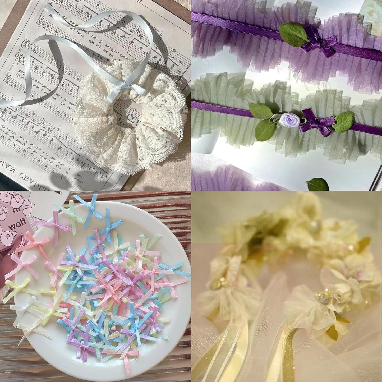 1/8 Inch X 100 Yards Lt Blue Satin Thin Ribbon Solid Color Double Faced Ribbons Perfect for Crafts Wedding Decor Bow Making Arts Sewing and More