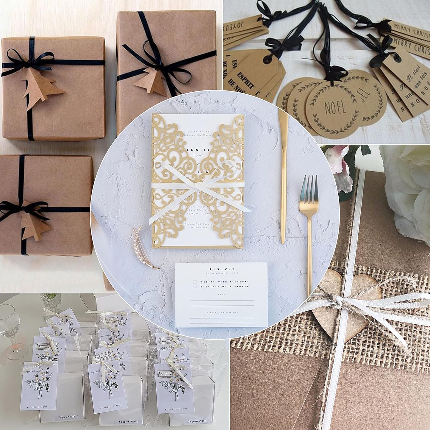 HUIHUANG Solid Color Satin Ribbon 1/8 inch x 100 Yards Roll Ribbon Thin Black Satin Ribbon for Crafts Sewing Gift Wrapping DIY Bows (Black)