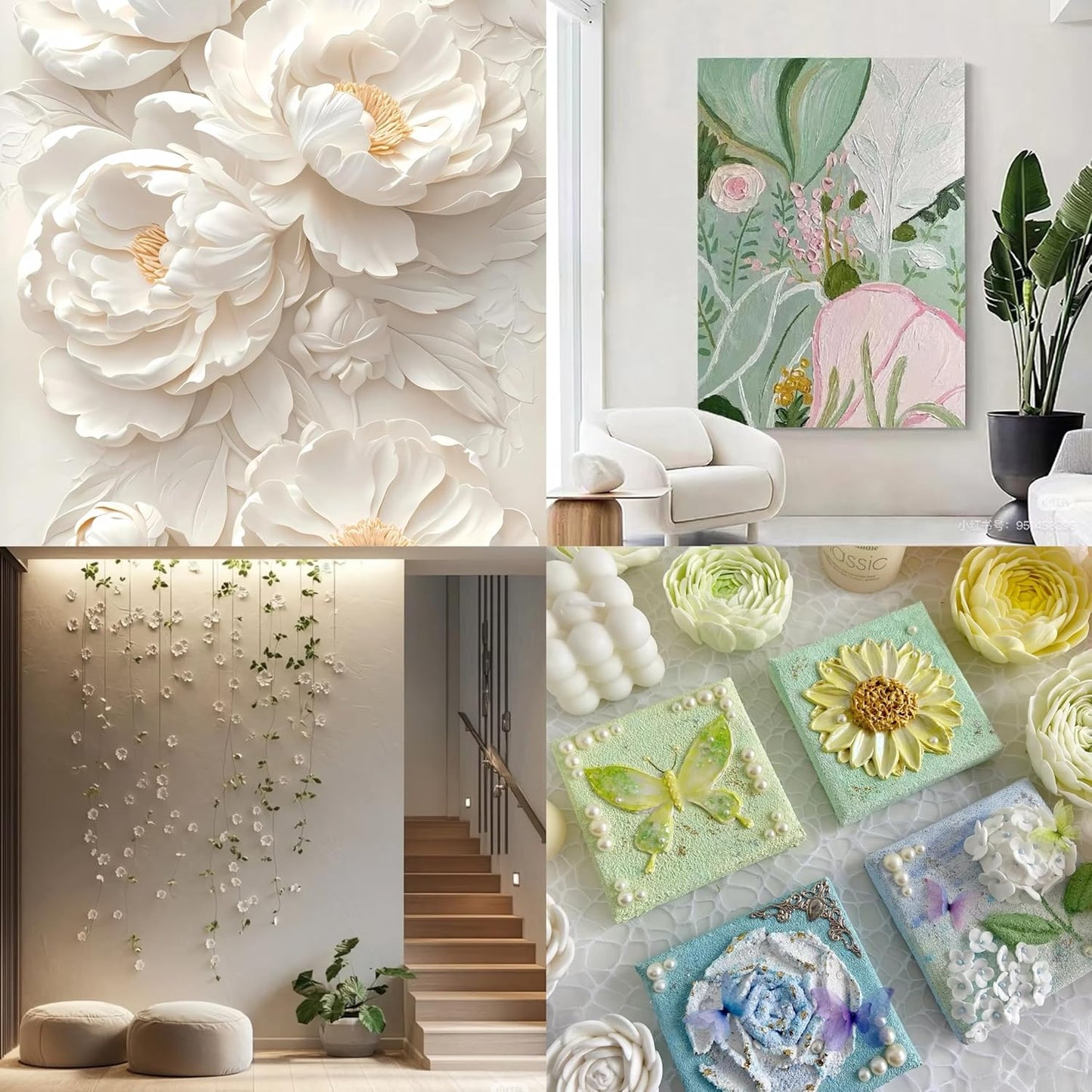 10.58 OZ Acrylic Modeling Paste, Modeling Paste for Textured Art, Texture Pastes for 3D Art, Modeling Clay for DIY Crafts, Enhances Sculptures Material, Craft Enthusiast Sculpture Model Compounds