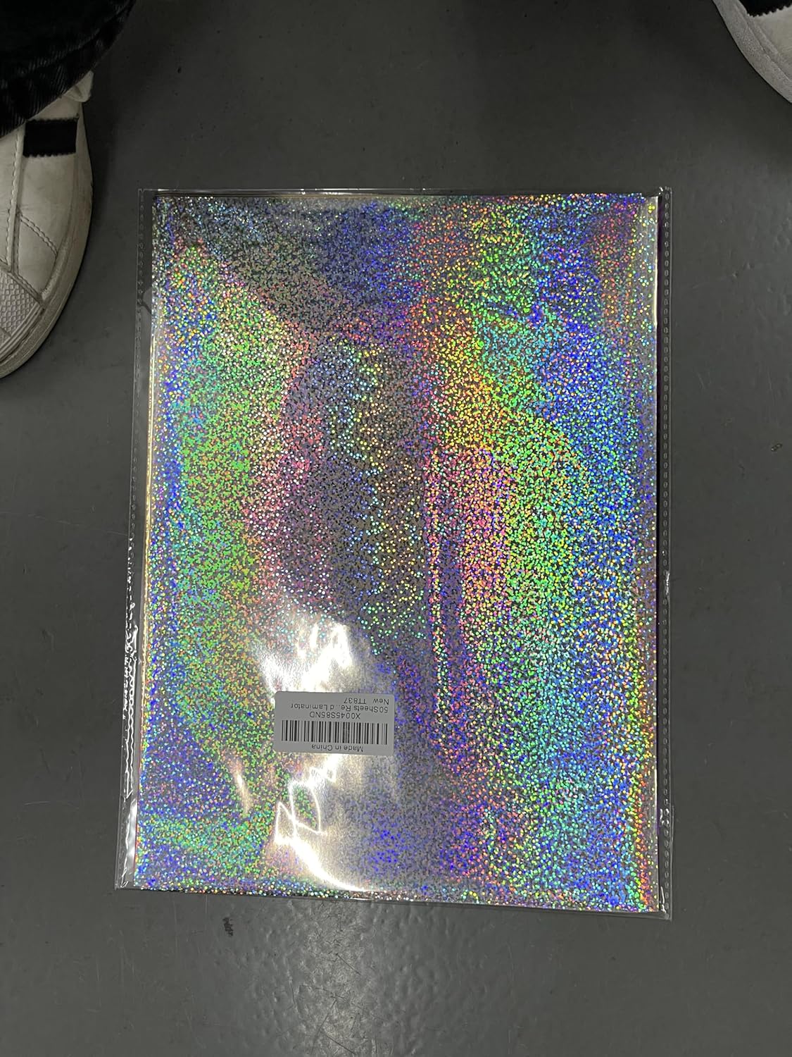 100PCS Toner Reactive Foil for Card Making 11.4x7.9inch Transfer Foil Paper for Circut Foil Transfer Foil Roll Toner Reactive Foil Foil by Laser Printer&Laminator Embossed Metallic Foil Paper Sheets